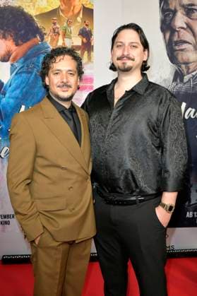 Erkan Acar and Timur Örge at the premiere of the movie Make Me Feel at Zoo Palast Berlin, 29 10 2025 Foto:xM.xBehrensx xFuturexImagex feel_5092