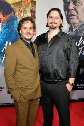 Erkan Acar and Timur Örge at the premiere of the movie Make Me Feel at Zoo Palast Berlin, 29 10 2025 Foto:xM.xBehrensx xFuturexImagex feel_5093