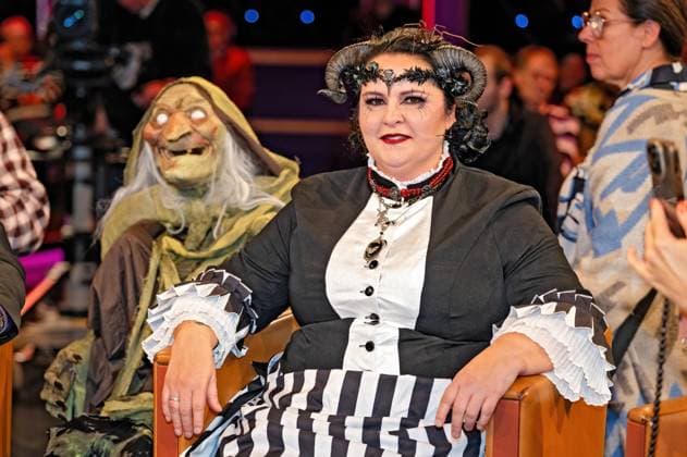 MDR Riverboat Halloween crazy scary house decorator Nicole Löwentraut on the occasion of the recording of the MDR talk show Riverboat on 30 10 2025 in the Mediacity Leipzig 20251030ADO0059