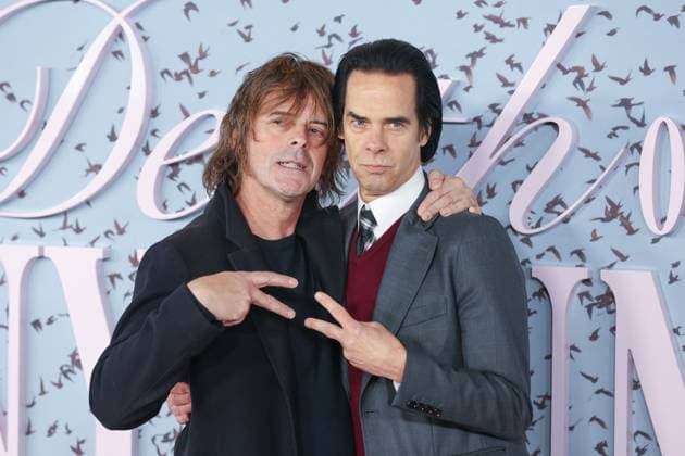 The Death of Bunny Munro Premiere in London LONDON, UNITED KINGDOM – OCTOBER 30: Nick Cave (R) and George Vjestica (L) attend the premiere of The Death of Bunny Munro held at the Royal Festival Hall in London, United Kingdom, on October 30, 2025. Zeynep Demir Aslim Anadolu London United Kingdom. Editorial use only. Please get in touch for any other usage.  Copyright: x2025xAnadoluxZeynepxDemirxAslimx