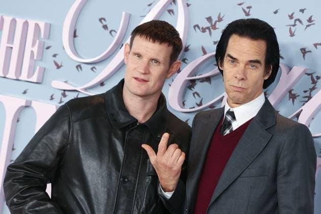 The Death of Bunny Munro Premiere in London LONDON, UNITED KINGDOM – OCTOBER 30: Nick Cave (R) and Matt Smith (L) attend the premiere of The Death of Bunny Munro held at the Royal Festival Hall in London, United Kingdom, on October 30, 2025. Zeynep Demir Aslim Anadolu London United Kingdom. Editorial use only. Please get in touch for any other usage.  Copyright: x2025xAnadoluxZeynepxDemirxAslimx