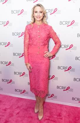 2025 Breast Cancer Research Foundation Awards Luncheon Kinga Lampert wearing earrings and bracelet by Robinson Pelham Pink Ribbon Collection attends Breast Cancer Research Foundation Awards Luncheon at Hilton Midtown in New York, NY on October 30, 2025. New York New York United States Copyright: LevxRadin