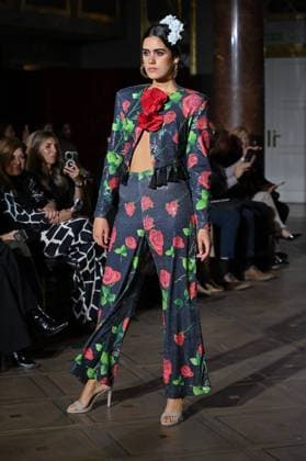 International Flamenco Fashion Week Madrid, (SIMOF) - 30 Oct 2025 A model walks in a Conso Delgado design at the International Flamenco Fashion Week Madrid, (SIMOF) show, at the Wellington Hotel. Madrid Spain Copyright: xAtilanoxGarciax xSOPAxImagesx FOTO54017