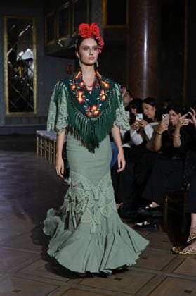 International Flamenco Fashion Week Madrid, (SIMOF) - 30 Oct 2025 A model walks in a Pilar Vera design at the International Flamenco Fashion Week Madrid, (SIMOF) show, at the Wellington Hotel. Madrid Spain Copyright: xAtilanoxGarciax xSOPAxImagesx FOTO54037