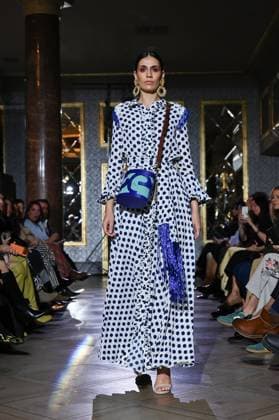 International Flamenco Fashion Week Madrid, (SIMOF) - 30 Oct 2025 A model walks in a Peca design at the International Flamenco Fashion Week Madrid, (SIMOF) show, at the Wellington Hotel. Madrid Spain Copyright: xAtilanoxGarciax xSOPAxImagesx FOTO54115