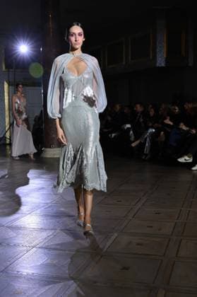International Flamenco Fashion Week Madrid, (SIMOF) - 30 Oct 2025 A model walks in a Victorio and Lucchino design at the International Flamenco Fashion Week Madrid, (SIMOF) show, at the Wellington Hotel. Madrid Spain Copyright: xAtilanoxGarciax xSOPAxImagesx FOTO54142