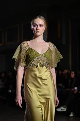 International Flamenco Fashion Week Madrid, (SIMOF) - 30 Oct 2025 A model walks in a Victorio and Lucchino design at the International Flamenco Fashion Week Madrid, (SIMOF) show, at the Wellington Hotel. Madrid Spain Copyright: xAtilanoxGarciax xSOPAxImagesx FOTO54161