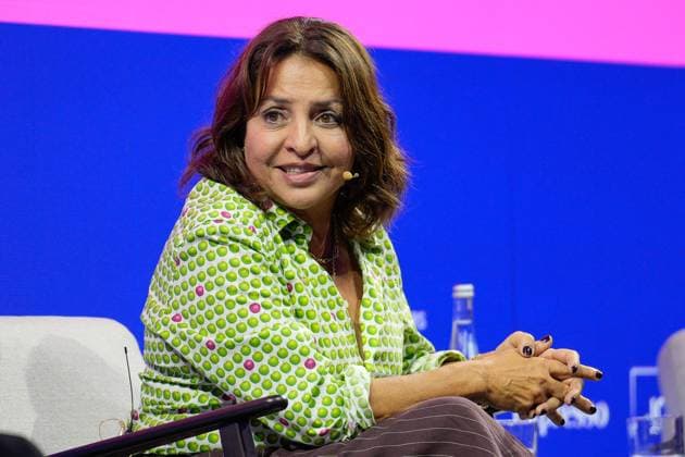 TRIBECA FESTIVAL LISBOA Veronica Falcon addresses the audience during first day of Tribeca Festival Lisboa 2025 in Lisbon, Portugal. 10 30 2025 Lisboa Unicorn Factory Lisboa Lisboa Portugal Copyright: xBrunoxdexCarvalhox
