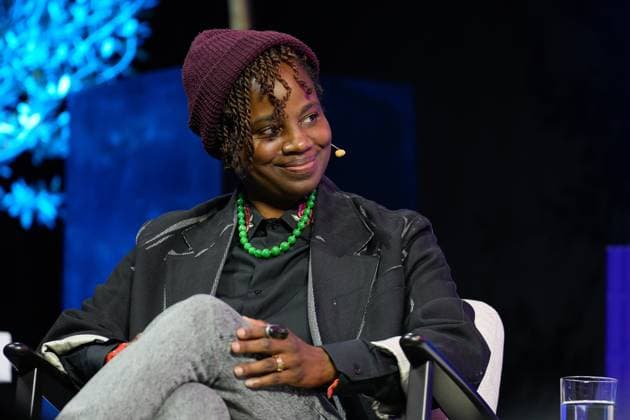TRIBECA FESTIVAL LISBOA Dee Rees addresses the audience during first day of Tribeca Festival Lisboa 2025 in Lisbon, Portugal. 10 30 2025 Lisboa Unicorn Factory Lisboa Lisboa Portugal Copyright: xBrunoxdexCarvalhox