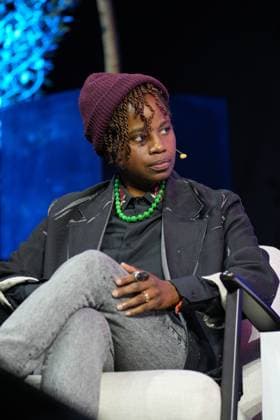 TRIBECA FESTIVAL LISBOA Dee Rees addresses the audience during first day of Tribeca Festival Lisboa 2025 in Lisbon, Portugal. 10 30 2025 Lisboa Unicorn Factory Lisboa Lisboa Portugal Copyright: xBrunoxdexCarvalhox