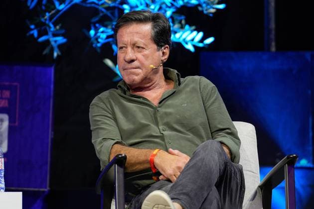 TRIBECA FESTIVAL LISBOA Joaquim de Almeida addresses the audience during first day of Tribeca Festival Lisboa 2025 in Lisbon, Portugal. 10 30 2025 Lisboa Unicorn Factory Lisboa Lisboa Portugal Copyright: xBrunoxdexCarvalhox