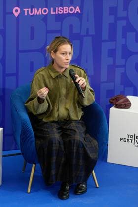 TRIBECA FESTIVAL LISBOA Piper Perabo addresses the audience during first day of Tribeca Festival Lisboa 2025 in Lisbon, Portugal. 10 30 2025 Lisboa Unicorn Factory Lisboa Lisboa Portugal Copyright: xBrunoxdexCarvalhox