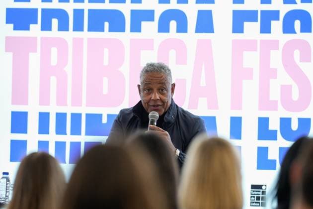 TRIBECA FESTIVAL LISBOA Giancarlo Esposito addresses the audience during first day of Tribeca Festival Lisboa 2025 in Lisbon, Portugal. 10 30 2025 Lisboa Unicorn Factory Lisboa Lisboa Portugal Copyright: xBrunoxdexCarvalhox