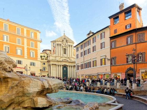 Piazza di Trevi Trevibrunnen auf der Piazza di Trevi (License=RM) Copyright: xZoonar.com Heinz-JuergenxLandshoeftx 24180424