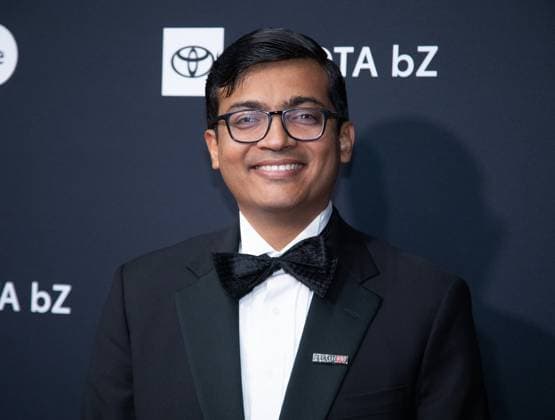 Shantanu Agarwal arrives on the red carpet for the 2025 TIME100 Next at Current at Chelsea Piers Pier 59 on Thursday, October 30, 2025 in New York City.  NYP20251030515 SERENAxXUxNING