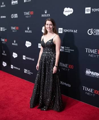 Susan Clark arrives on the red carpet for the 2025 TIME100 Next at Current at Chelsea Piers Pier 59 on Thursday, October 30, 2025 in New York City.  NYP20251030517 SERENAxXUxNING