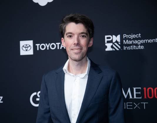 Daniel Swain arrives on the red carpet for the 2025 TIME100 Next at Current at Chelsea Piers Pier 59 on Thursday, October 30, 2025 in New York City.  NYP20251030501 SERENAxXUxNING