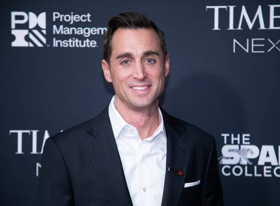 Andrew Miller arrives on the red carpet for the 2025 TIME100 Next at Current at Chelsea Piers Pier 59 on Thursday, October 30, 2025 in New York City.  NYP20251030521 SERENAxXUxNING