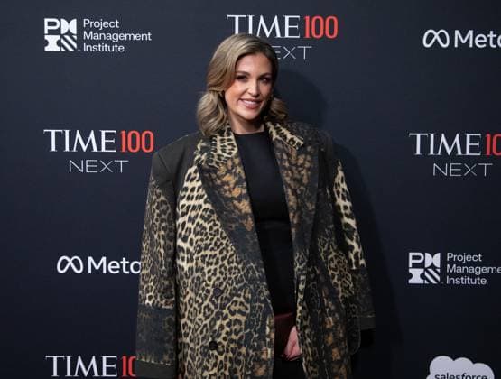 Allison Ellsworth arrives on the red carpet for the 2025 TIME100 Next at Current at Chelsea Piers Pier 59 on Thursday, October 30, 2025 in New York City.  NYP20251030532 SERENAxXUxNING