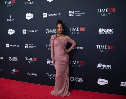 Kara Young arrives on the red carpet for the 2025 TIME100 Next at Current at Chelsea Piers Pier 59 on Thursday, October 30, 2025 in New York City.  NYP20251030538 SERENAxXUxNING