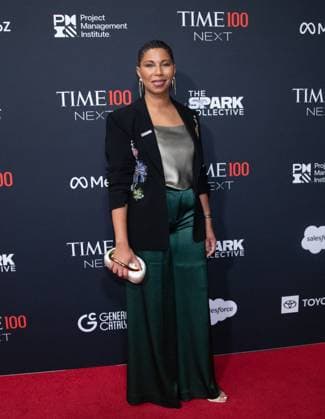 Dara Eskridge arrives on the red carpet for the 2025 TIME100 Next at Current at Chelsea Piers Pier 59 on Thursday, October 30, 2025 in New York City.  NYP20251030578 SERENAxXUxNING