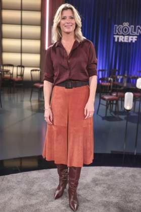 Valerie Niehaus at the recording of the WDR talk show Kölner Treff at WDR Studio BS 3 Cologne, 30 10 2025 Foto:xR.xSchmiegeltx xFuturexImagex koelner_treff3010_5053