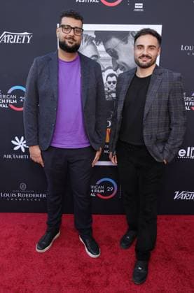 30 October 2025 - Los Angeles, California - Ahmed Dendane, Alexandre Bougja. The French American Film Festival Screening of Netflix s Nouvelle Vague held at the DGA Theater Complex. Los Angeles USA - ZUMAa123 20251030_zaa_a123_031 Copyright: xADx