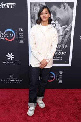 30 October 2025 - Los Angeles, California - Nadia Melliti. The French American Film Festival Screening of Netflix s Nouvelle Vague held at the DGA Theater Complex. Los Angeles USA - ZUMAa123 20251030_zaa_a123_091 Copyright: xADx