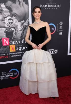30 October 2025 - Los Angeles, California - Zoey Deutch. The French American Film Festival Screening of Netflix s Nouvelle Vague held at the DGA Theater Complex. Los Angeles USA - ZUMAa123 20251030_zaa_a123_105 Copyright: xADx