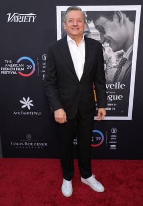 30 October 2025 - Los Angeles, California - Ted Sarandos. The French American Film Festival Screening of Netflix s Nouvelle Vague held at the DGA Theater Complex. Los Angeles USA - ZUMAa123 20251030_zaa_a123_114 Copyright: xADx