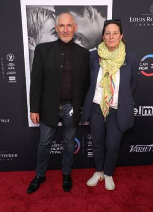 30 October 2025 - Los Angeles, California - Francois Truffart, Anouchka van Riel. The French American Film Festival Screening of Netflix s Nouvelle Vague held at the DGA Theater Complex. Los Angeles USA - ZUMAa123 20251030_zaa_a123_157 Copyright: xADx
