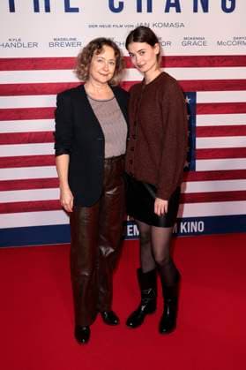 Judith van der Werff and Philine Schmölzer at the premiere of the feature film Make Me Feel in the Astor Film Lounge Berlin, 30 10 2025 Foto:xS.xGabschx xFuturexImagex change_5028