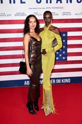 Tabea Reutter and Nicole Atieno at the premiere of the feature film Make Me Feel in the Astor Film Lounge Berlin, 30 10 2025 Foto:xS.xGabschx xFuturexImagex change_5054