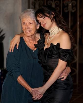 Mercedes Rodriguez and Camila Cabello attend the 2025 Dia De Muertos Gala Presented by Lexus, Tequila Don Julio, Nike, DNERO, Calamigos Ranch and Maremoto at the Los?Angeles? River?Center?&?Gardens in Los Angeles on Thursday, October 30, 2025.  LAP20251030028 GREGxGRUDT
