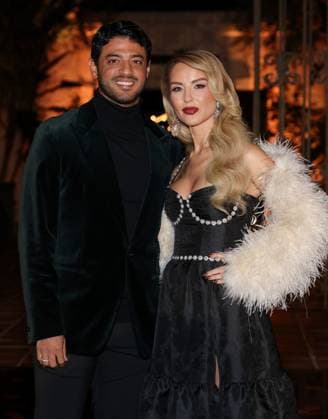 Carlos Vela and Saioa Canibano attend the 2025 Dia De Muertos Gala Presented by Lexus, Tequila Don Julio, Nike, DNERO, Calamigos Ranch and Maremoto at the Los?Angeles? River?Center?&?Gardens in Los Angeles on Thursday, October 30, 2025.  LAP20251030073 GREGxGRUDT