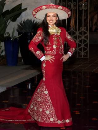 Lupita Infante attends the 2025 Dia De Muertos Gala Presented by Lexus, Tequila Don Julio, Nike, DNERO, Calamigos Ranch and Maremoto at the Los?Angeles? River?Center?&?Gardens in Los Angeles on Thursday, October 30, 2025.  LAP20251030052 GREGxGRUDT