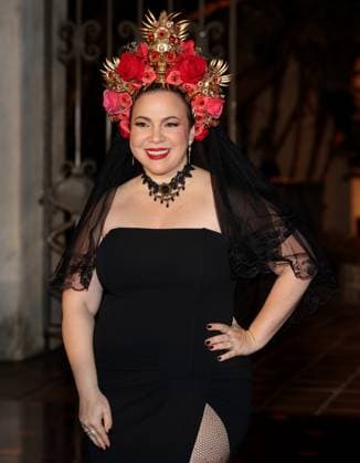 Gloria Calderón attends the 2025 Dia De Muertos Gala Presented by Lexus, Tequila Don Julio, Nike, DNERO, Calamigos Ranch and Maremoto at the Los?Angeles? River?Center?&?Gardens in Los Angeles on Thursday, October 30, 2025.  LAP20251030082 GREGxGRUDT