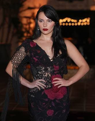 Dafne Keen attends the 2025 Dia De Muertos Gala Presented by Lexus, Tequila Don Julio, Nike, DNERO, Calamigos Ranch and Maremoto at the Los?Angeles? River?Center?&?Gardens in Los Angeles on Thursday, October 30, 2025.  LAP20251030101 GREGxGRUDT