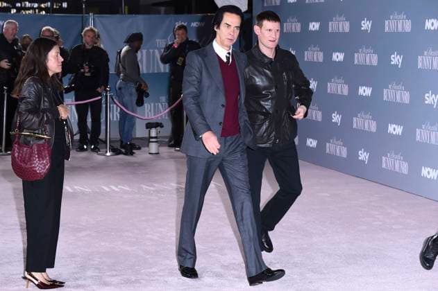 Nick Cave and Matt Smith at the premiere of the Sky Atlantic miniseries The Death of Bunny Munro at the Royal Festival Hall London, 30 10 2025 Foto:xS.xVasx xFuturexImagex munro_5076