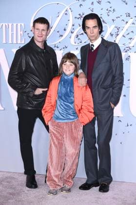Matt Smith, Rafael Mathe and Nick Cave at the premiere of the Sky Atlantic miniseries The Death of Bunny Munro at the Royal Festival Hall London, 30 10 2025 Foto:xS.xVasx xFuturexImagex munro_5081