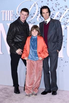 Matt Smith, Rafael Mathe and Nick Cave at the premiere of the Sky Atlantic miniseries The Death of Bunny Munro at the Royal Festival Hall London, 30 10 2025 Foto:xS.xVasx xFuturexImagex munro_5082