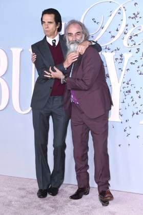 Nick Cave and Warren Ellis at the premiere of the Sky Atlantic miniseries The Death of Bunny Munro at the Royal Festival Hall London, 30 10 2025 Foto:xS.xVasx xFuturexImagex munro_5085