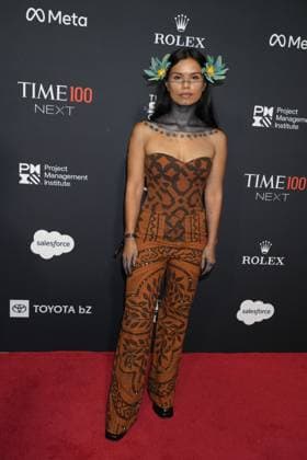 2025 TIME100 Next held at Current Pier 59 in Chelsea Piers Featuring: Nina Gualinga Where: New York, New York, United States When: 30 Oct 2025 Credit: Jennifer Graylock INSTARimages EDITORIAL USE ONLY. NOT FOR USE BY NEWSPAPERS BASED IN THE UK. Copyright: xx instar55229375