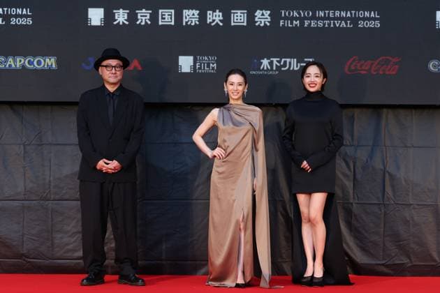 Eiji Uchida, Keiko Kitagawa, Misato Morita, October 27, 2025 - The 38th Tokyo International Film Festival. Opening Ceremony at Tokyo International Forum in Tokyo, Japan on October 27, 2025.  aflo_308822143