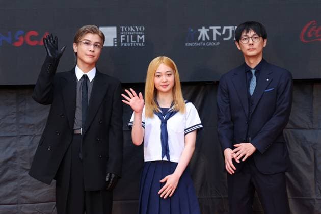 Takanori Iwata, Tamaki Shiratori, Yuichiro Sakashita, October 27, 2025 - The 38th Tokyo International Film Festival. Opening Ceremony at Tokyo International Forum in Tokyo, Japan on October 27, 2025.  aflo_308822189