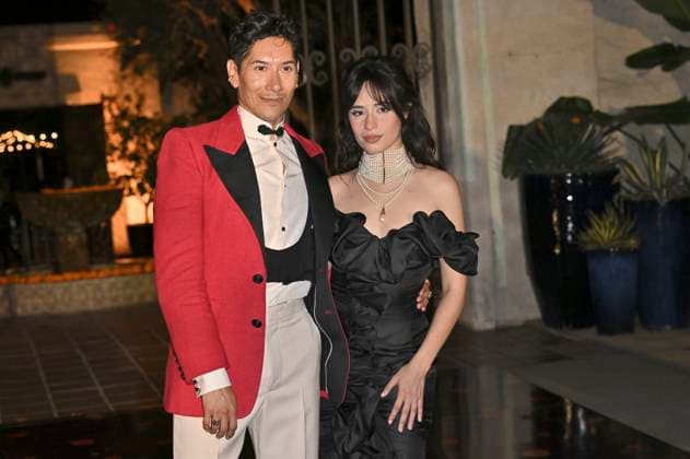 Carlos Eric Lopez and Camila Cabello at the 5 Dia De Muertos Gala presented by Lexus, Tequila Don Julio, Nike, Dnero, Mattel, Calamigos Ranch and Maremoto at Los¯Angeles¯River¯Center¯ ¯Gardens Los Angeles, 30 10 2025 Foto:xD.xStarbuckx xFuturexImagex muertos_5025