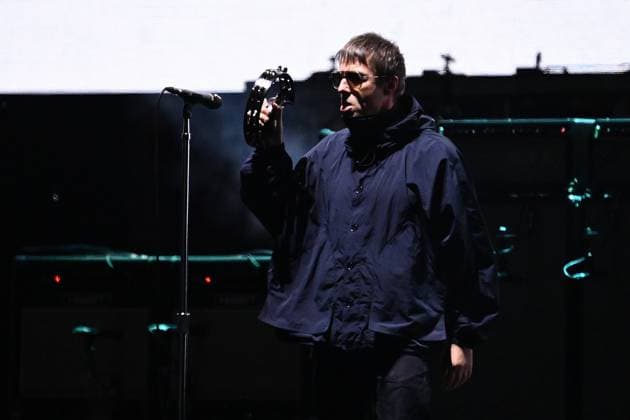OASIS CONCERT MELBOURNE, Liam Gallagher of English rock band Oasis performs during the first show of their Australian tour at Marvel Stadium, in Melbourne, Friday, October 31, 2025. ( NO ARCHIVING, EDITORIAL USE ONLY MELBOURNE VICTORIA AUSTRALIA  Copyright: xJOELxCARRETTx 20251031136278176850