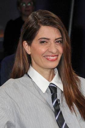 abb NDRTalkshow Linda Lydia Zervakis German Greek news anchor and TV presenter for ProSieben as a guest on the NDR talk show , from the NDR 3 studio on 31 10 2025 in Hamburg Hamburg Germany