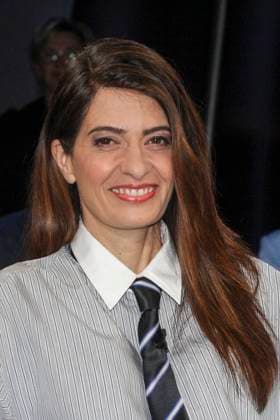 abb NDRTalkshow Linda Lydia Zervakis German Greek news anchor and TV presenter for ProSieben as a guest on the NDR talk show , from the NDR 3 studio on 31 10 2025 in Hamburg Hamburg Germany