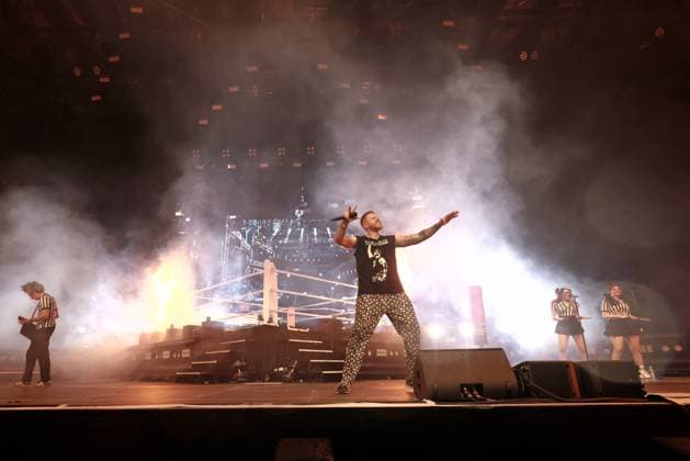 31 10 2025, Nils Wehowsky aka Finch, Rapper, in concert live at the Uber Arena, Berlin, Hip Hop, Berlin